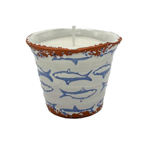 Citronella Outdoor Duftkerze Pez Azul Brisa Marina klein