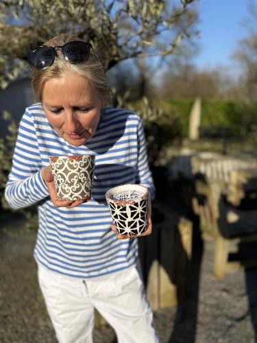 Preview: Citronella Outdoor Duftkerze Playa Velero Azul maritimes Design Yvonne