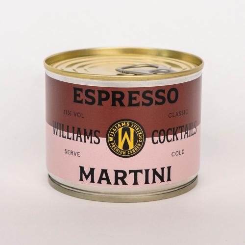 Williams Premium Cocktail Espresso Martini 130 ml Dose – Ready-to-Drink Espresso Martini