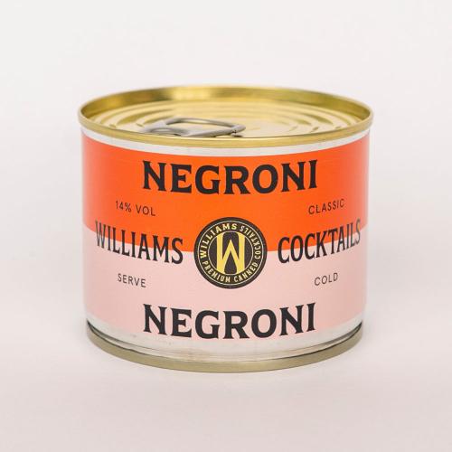 Williams Premium Cocktail Negroni 130 ml Dose – Ready-to-Drink Negroni Cocktail