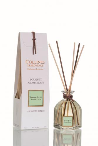 Collines de Provence Aromabouquet 100ml Bambus-Lotusblume, Schoen, Frisch, Modern