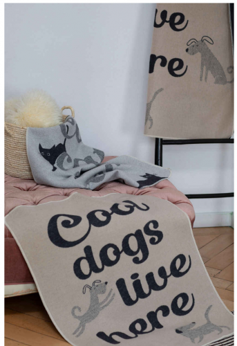 Preview: David Fussenegger Haustierdecke cool dogs 70x90