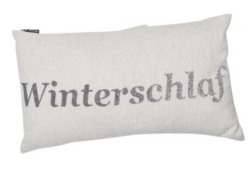 David Fussenegger Silvretta Kissenhülle Winterschlaf grau, Schick, fein, schoen