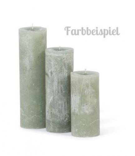 Dekocandle Kerze Super Candle Greengrey