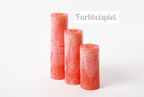 Dekocandle Cylinder Kerze Rust