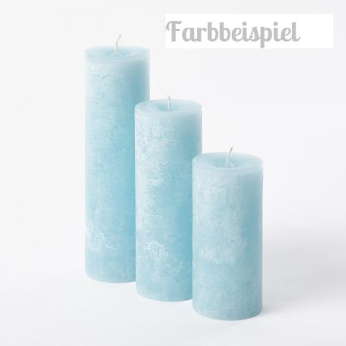 Dekocandle Cylinder Kerze Turquoise