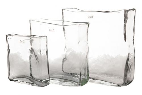 DutZ Vase Rectangular Clear, Schick, schoen, modern