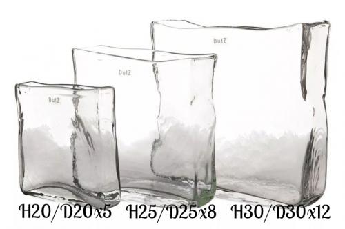 DutZ Vase Rectangular Clear, Groeßen