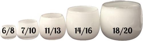 DutZ Collection Vase Pot White Groessen