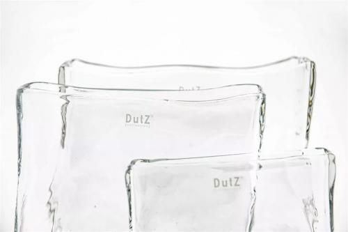 DutZ Vase Rectangular Clear, Close up, modern
