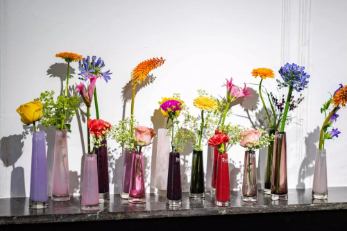 Preview: DutZ Vase Solifleur Fuchsia H21/ D5, modern, fein, schoen, Fruehling