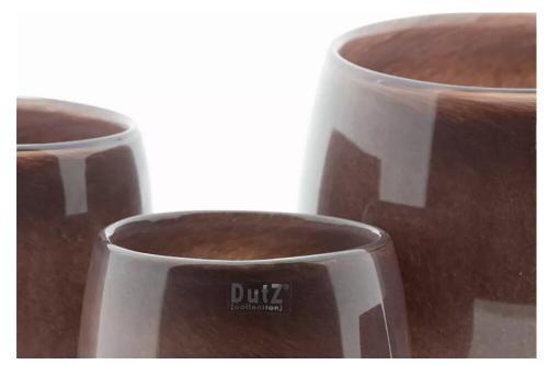 Preview: exklusive DutZ Glasübertopf Cassis