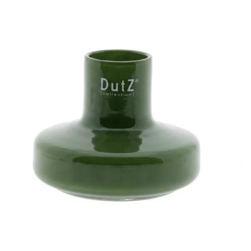 DutZ Vase, DutZ Alexa, DutZ Vase Alexa, Vase Olivgrün, olivgrüne Vase, Vase Olive Green, kleine Vase, Mini Vase, niedrige Vase, flache Vase, Vase 10 cm, Tischvase niedrig, Tischdeko Vase, Vase für kurze Blumen, Vase für Christrosen