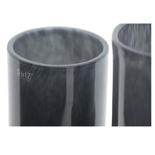 Preview: DutZ Vase Fenn Blue Grey H30/D17 in edlem Blaugrau