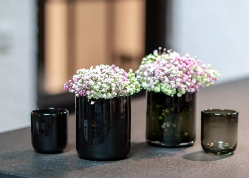 Preview: DutZ Vase Votive Cup Black H13/D11