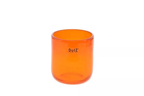 Preview: DutZ Vase Votiv Cup Orange H9 / D8