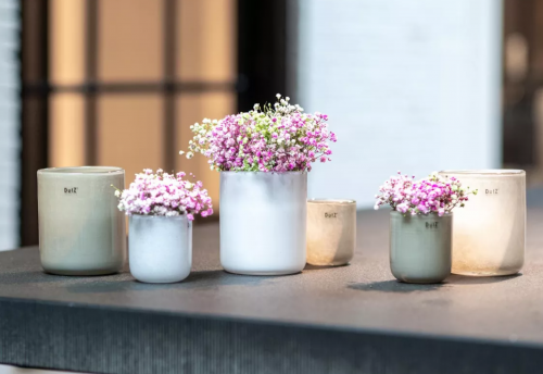 Preview: DutZ Vase Votive Cup White H13/D11