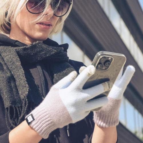 Preview: Evolg Handschuhe 2tone Pale Blue Violet