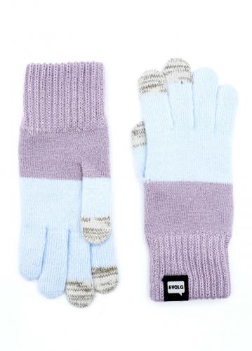 Evolg Handschuhe 2tone Pale Blue Violet