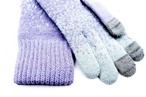 Evolg Handschuhe Scrub Ice Blue Purple