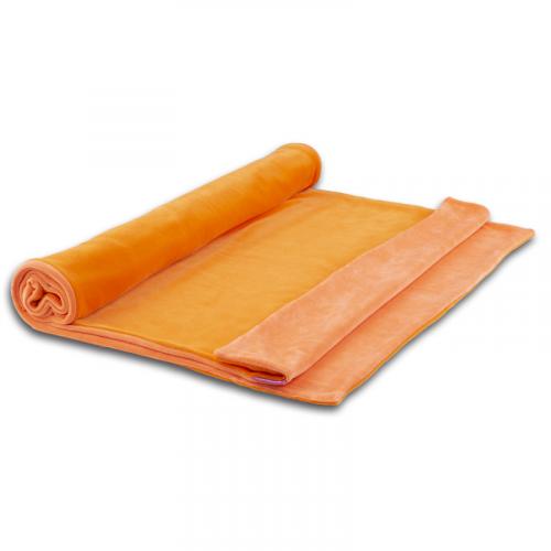 farbenfreunde Nicky Yoga Mattentuch 70x180cm softorange