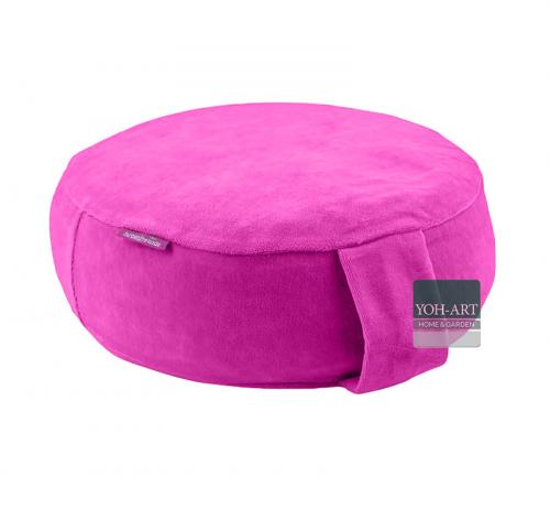 farbenfreunde Nicky Yogakissen komplett 31x11cm fuchsia