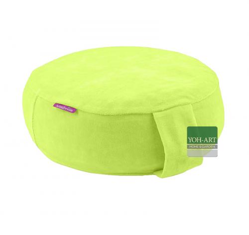 farbenfreunde Nicky Yogakissen komplett 31x11cm lemon green 