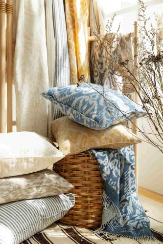 Preview: Gant Kissenhülle Cotton Linen Grow Putty