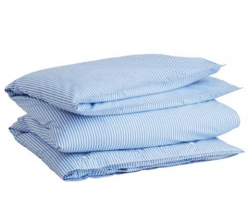 Gant Bettdeckenbezug Shirt Stripe Waterfall Blue, wunderschoen, kuschelig