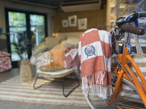 Gant Rugby Stripe Decke Sunset Orange