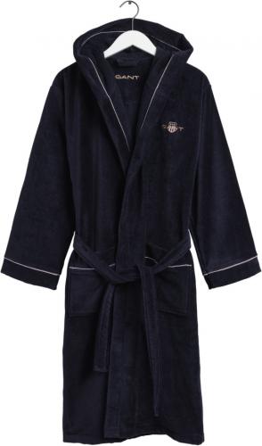 Gant Home Archive Shield Bademantel Evening Blue, wunderschoen, schick