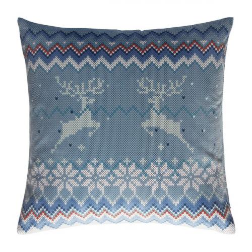 pad home Design Kissenhülle Garcon blue, schoen, Rentiere, schick, modern