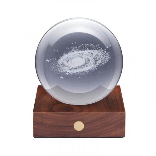 Gingko Amber Crystal Kristall Galaxie