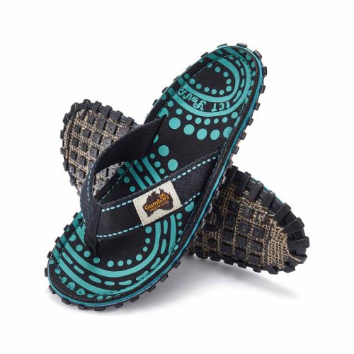 Preview: Stylische Gumbies Original Dotty Sommer Flip-Flops mit fröhlichem Muster