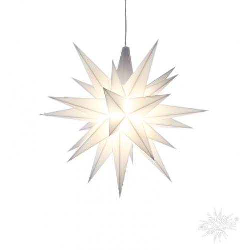 Preview: Herrnhuter LED Sternenkette A1s klein für den Innen und Aussenbereich Weiss