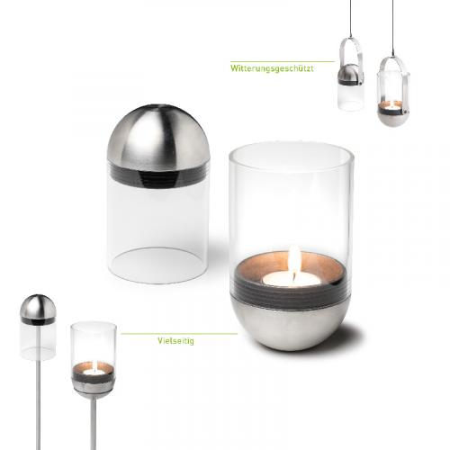 Preview: höfats Gravity Candle Windlicht M90