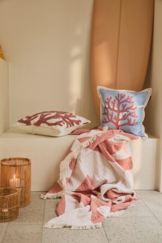 Lexington Summer Print Linen Cotton Kissenbezug