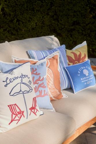 Lexington Beach Life Organic Cotton Canvas Kissenbezug