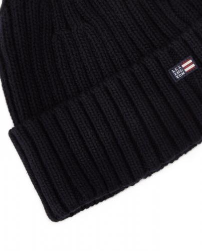 Lexington Maiden Wool Beanie Dark Blue