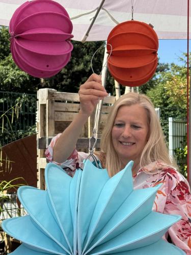 Lampion Barlooon in creme