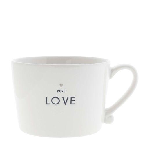 Bastion Collection Tasse White Pure Love, Liebe, Kaffee, lecker