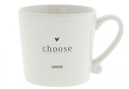 Bastion Collection Becher White/Choose happiness