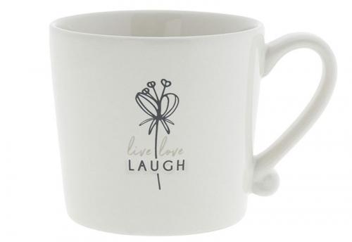 Bastion Collection Becher White/Live love laugh