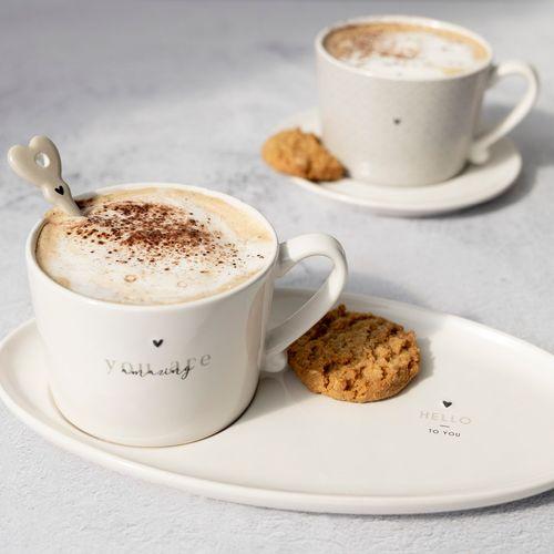 Bastion Collection Tasse White La vie est belle , Mood, Kaffeezeit