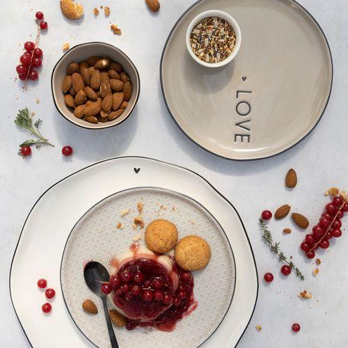 Bastion Collection Kuchenteller White Little Love, Mood, lecker, Kuchen