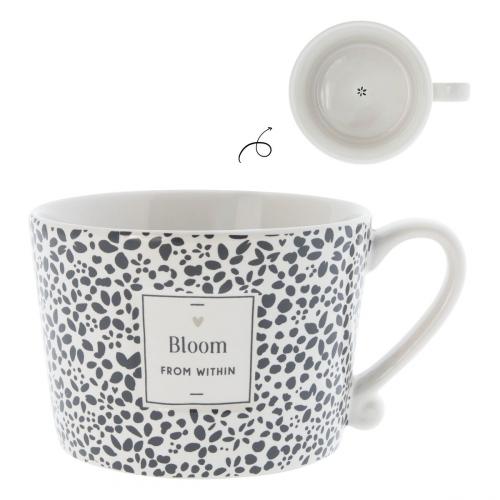 Bastion Collections Tasse Bloom from within Black, wunderschoen