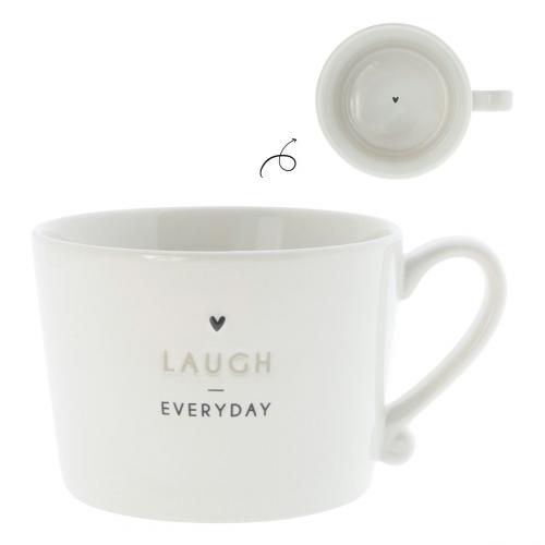Bastion Collections Tasse Laugh everyday, schick, modern