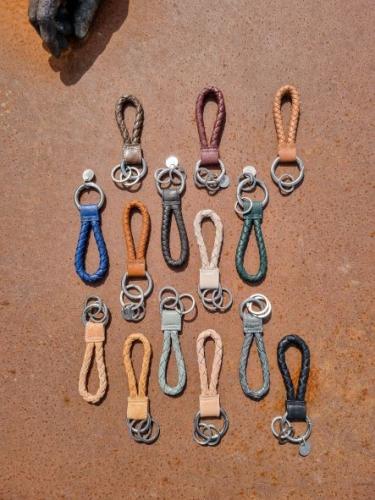 Preview: Bull & Hunt Keyring No2 blue