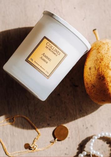 Collines de Provence Kerze Amber Vanille