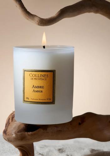 Collines de Provence Kerze Amber Vanille